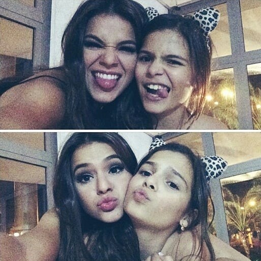 Luana e Bruna Marquezine (Foto: Reprodução/ Instagram)