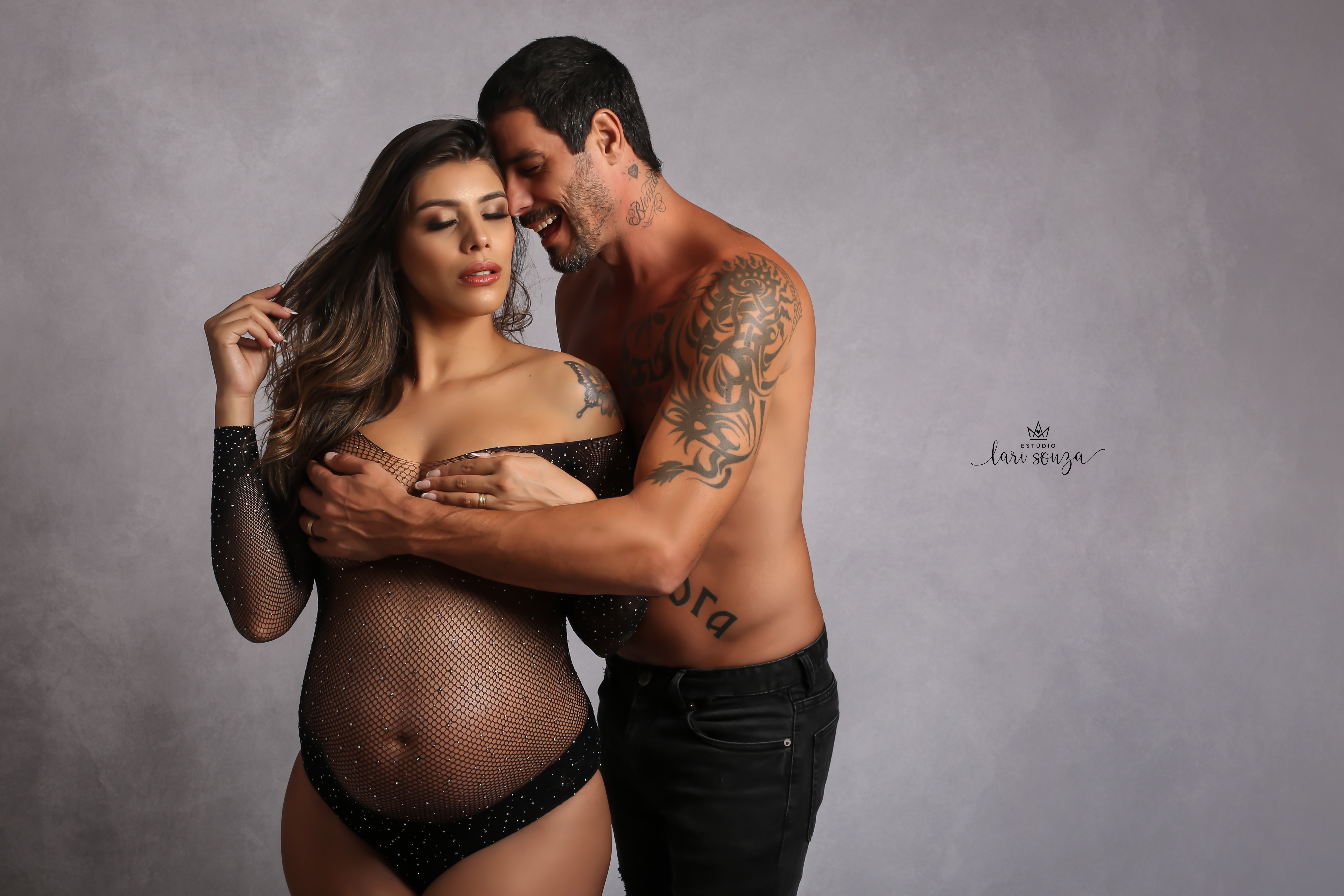 Fran e Diego Grossi fazem ensaio de gravidez (Foto: Larissa Sousa @larisouzafotografa e Renan Duque @renangduque/Divulgação )