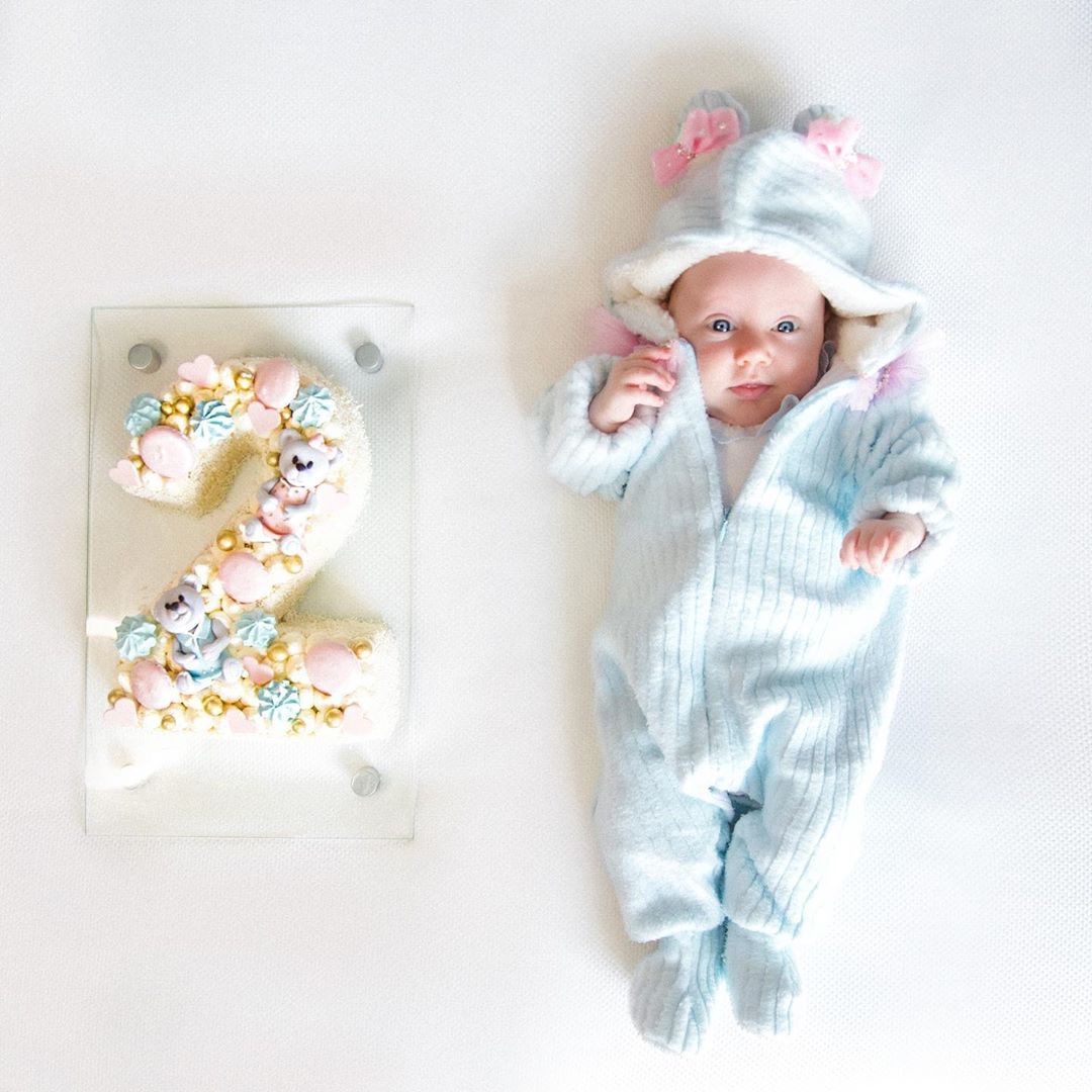 Vicky, filha de Ana Paula Siebert e Roberto Justus, completa 2 meses (Foto: Reprodução/Instagram)