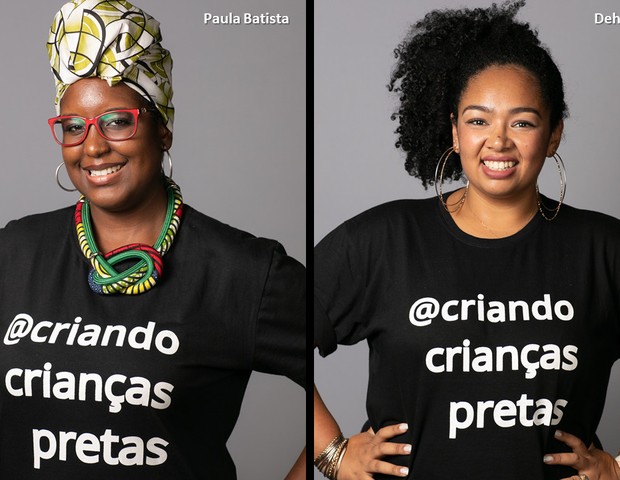 Paula Batista e Deh Basto são idealizadoras do projeto Criando Crianças Pretas (Foto: Arquivo pessoal)