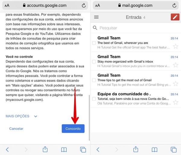 Abrir Uma Nova Conta No Google Como Criar Um E Mail Do Gmail Pelo Celular E Mail Techtudo