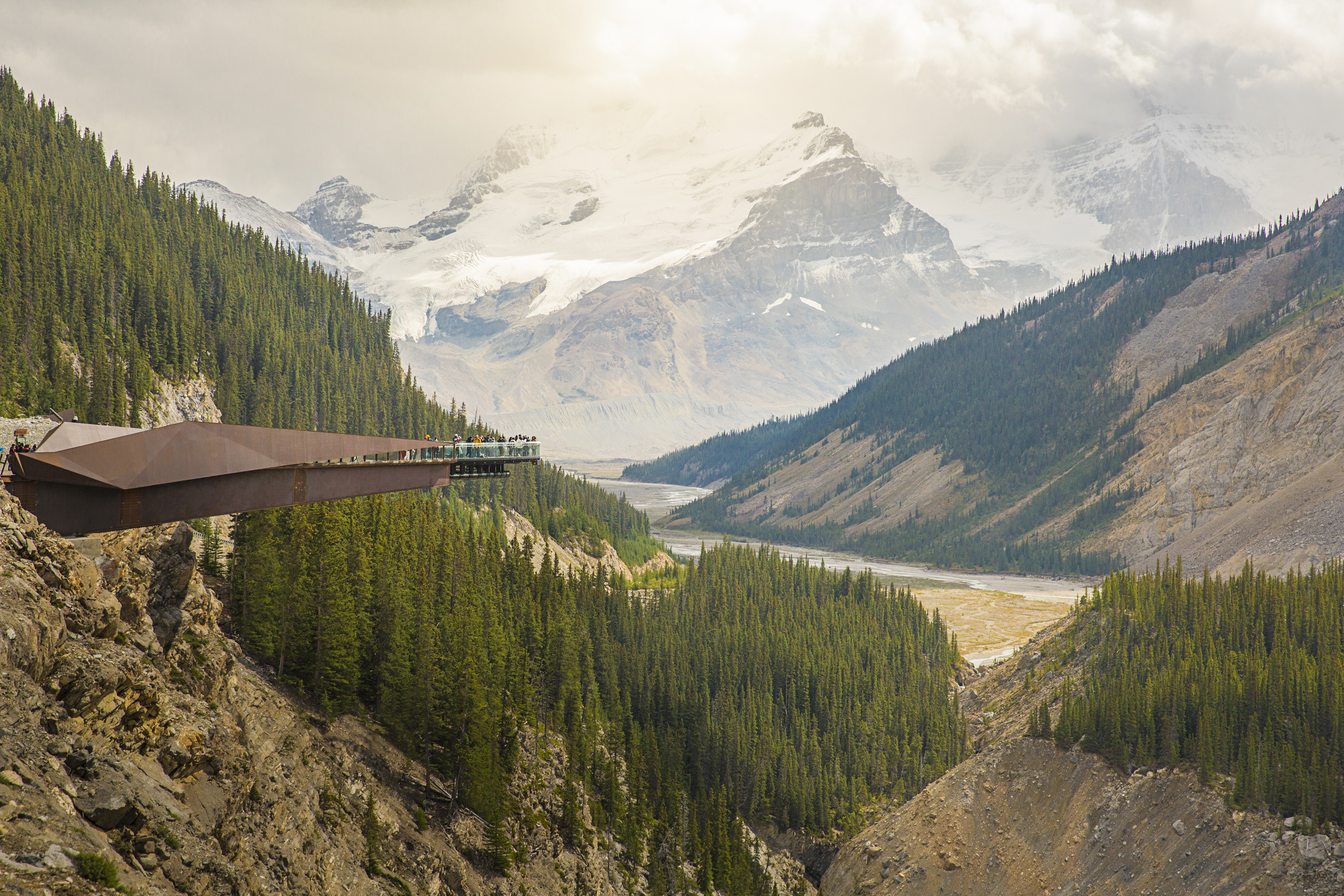 Glacier Skywalk, no Canadá (Foto: Getty Images)