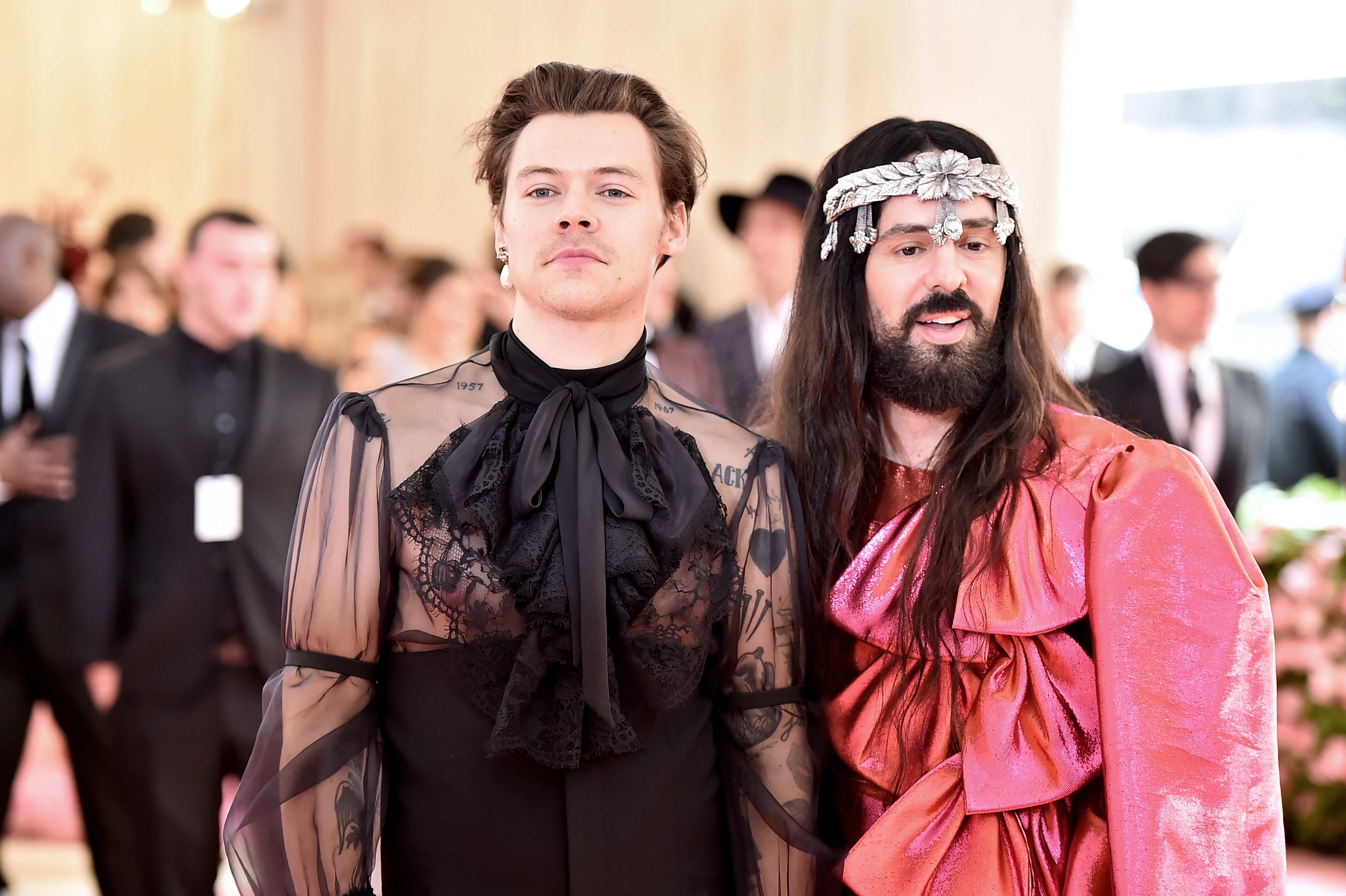 Harry Styles e Alessandro Michele (Foto: Getty Images)