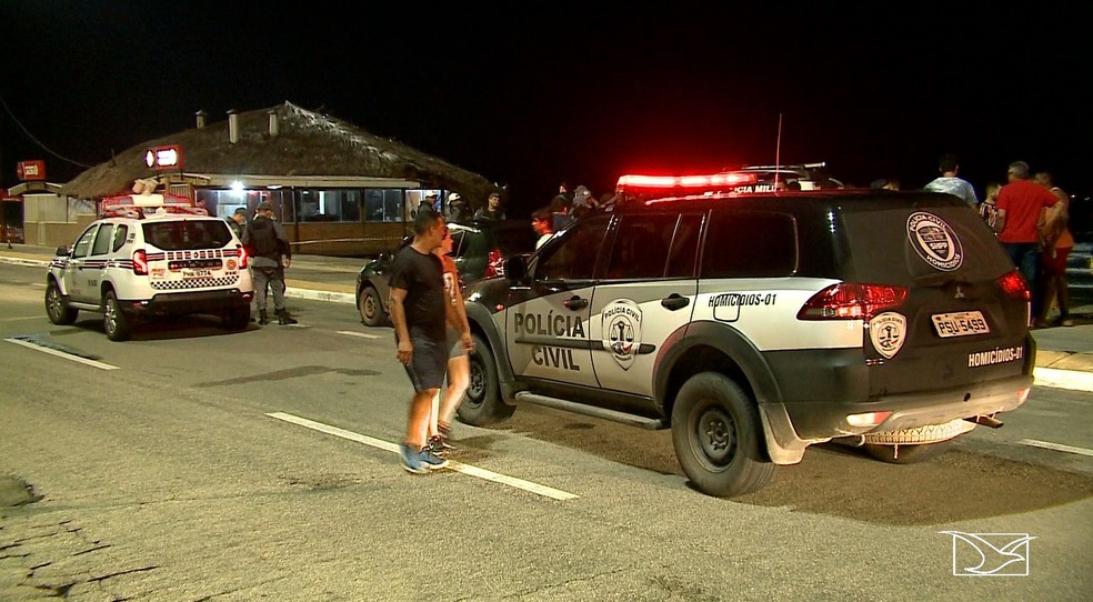 Erick Cuba de Oliveira foi executado a tiros na Avenida LitorÃ¢nea em SÃ£o LuÃ­s â Foto: ReproduÃ§Ã£o/TV Mirante