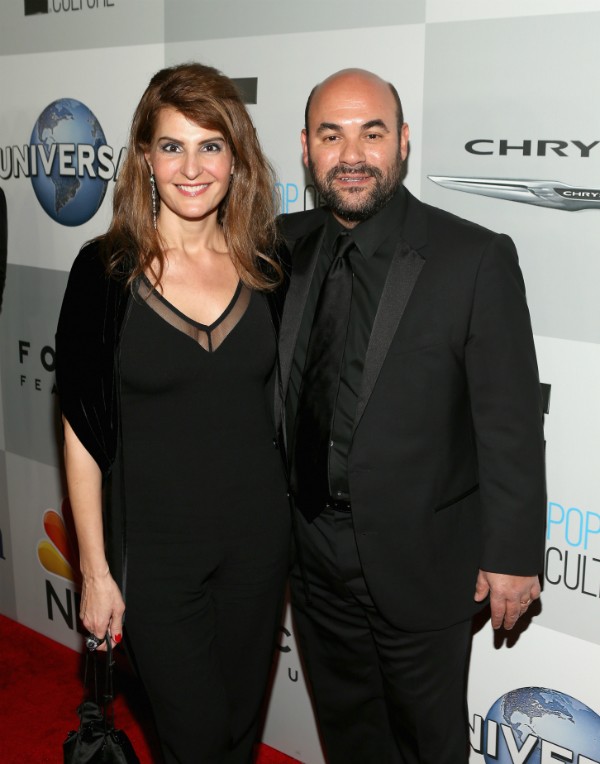 A atriz, produtora e roteirista Nia Vardalos e seu marido, o ator Ian Gomez (Foto: Getty Images)