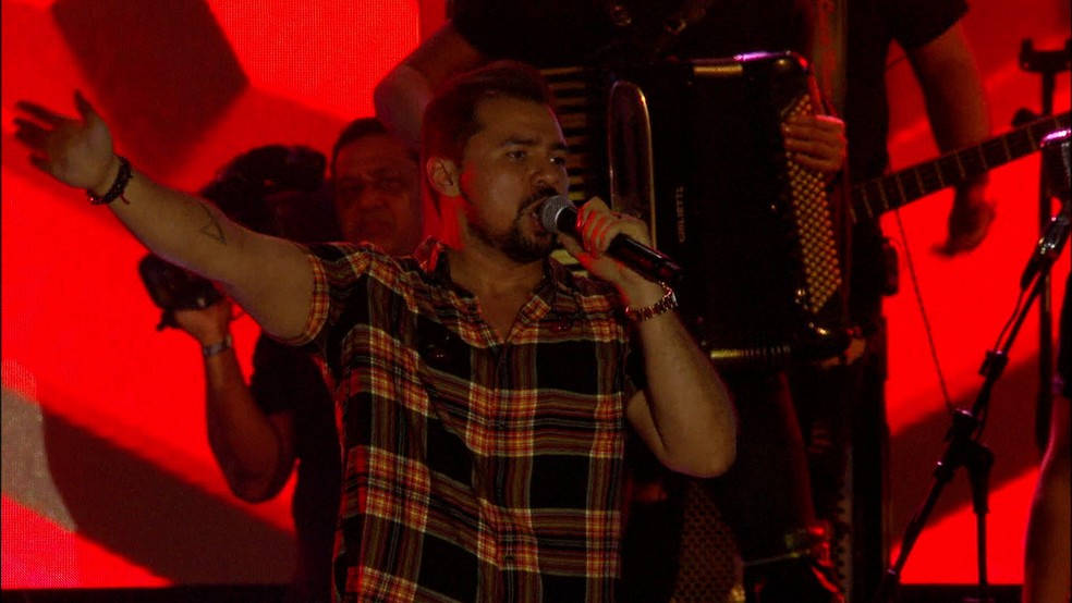 Xand Avião é uma das atrações desta sexta-feira (31) em Areia Branca — Foto: Reprodução/TV Globo/Arquivo