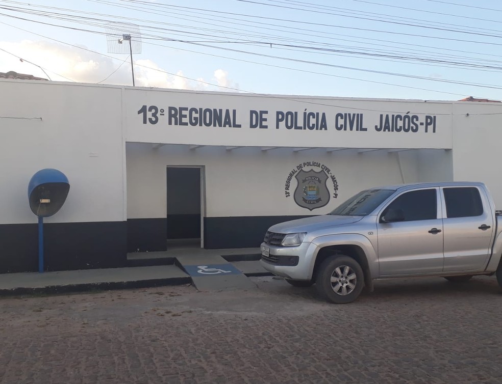 Delegacia Regional de Jaicós, Sul do Piauí.  — Foto: Divulgação/Polícia Civil