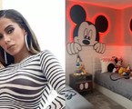 Anitta está em Orlando e mostrou a casa em que está hospedada. Os quartos do local tem decoração temática. O primeiro deles tem objetos da Disney | Reprodução