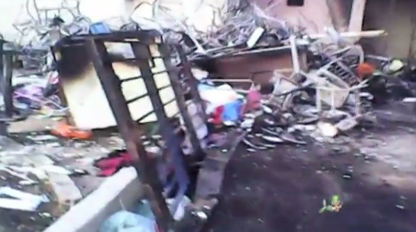 Em das rebeliões, Centro São Miguel teve móveis destruídos (Foto: Reprodução)