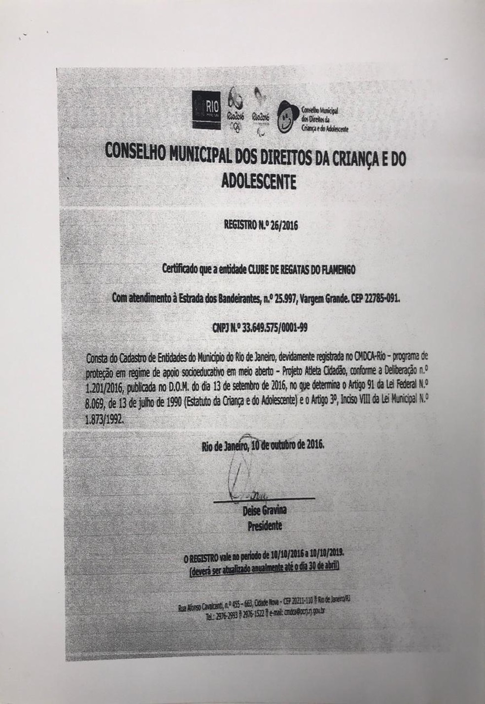 Projeto Atleta Cidadão, Flamengo — Foto: Divulgação / Flamengo