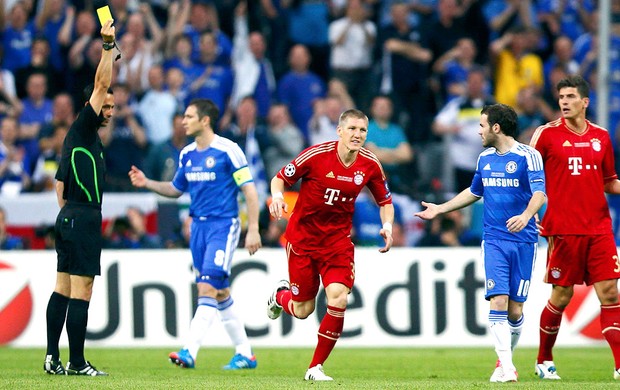 Bastian Schweinsteiger na final da Liga dos Campeões entre Bayern e Chelsea (Foto: Reuters)