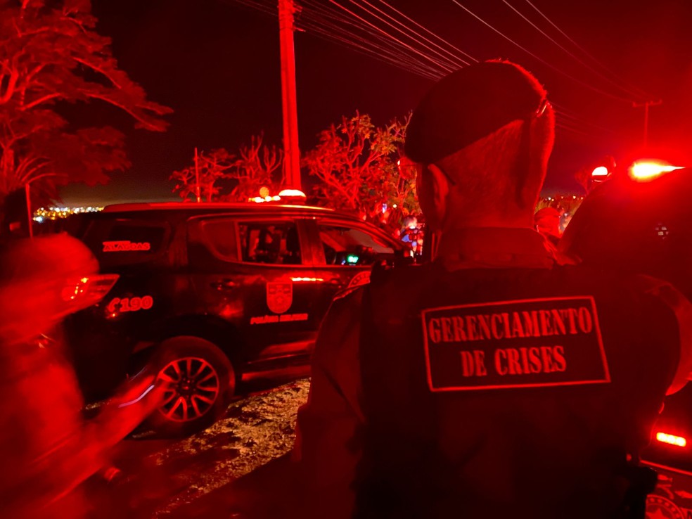 Forças de Segurança de Alagoas simulam assaltos a bancos em Arapiraca e Palmeira dos Índios — Foto: Ascom/SSP-AL