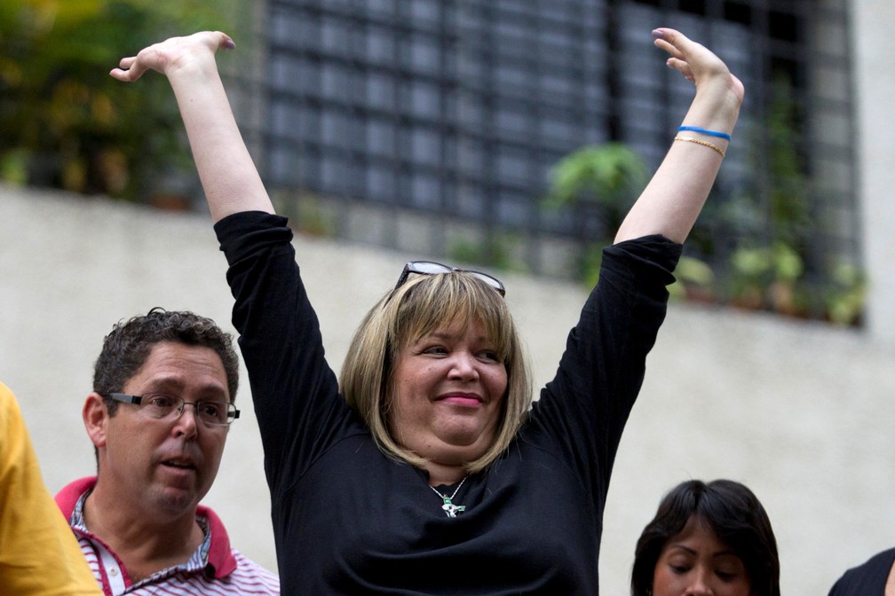 A juíza Maria Afiuni, em foto de arquivo de 2013. — Foto: Carlos Garcia Rawlins/Reuters