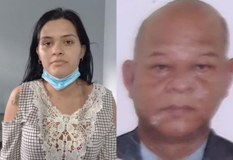 Thayssa Ramos Costa, de 19 anos, é suspeita de mandar matar o próprio avô, o sargento reformado da Polícia Militar Evandro da Silva Ramos, de 59 anos. — Foto: Divulgação
