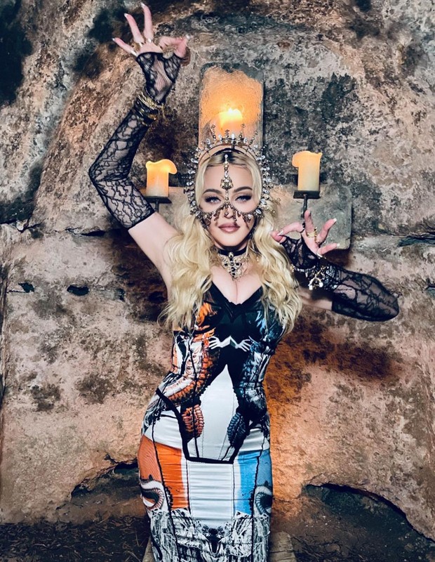 Madonna celebrou o aniversário de 63 anos na Itália (Foto: Reprodução/Instagram)