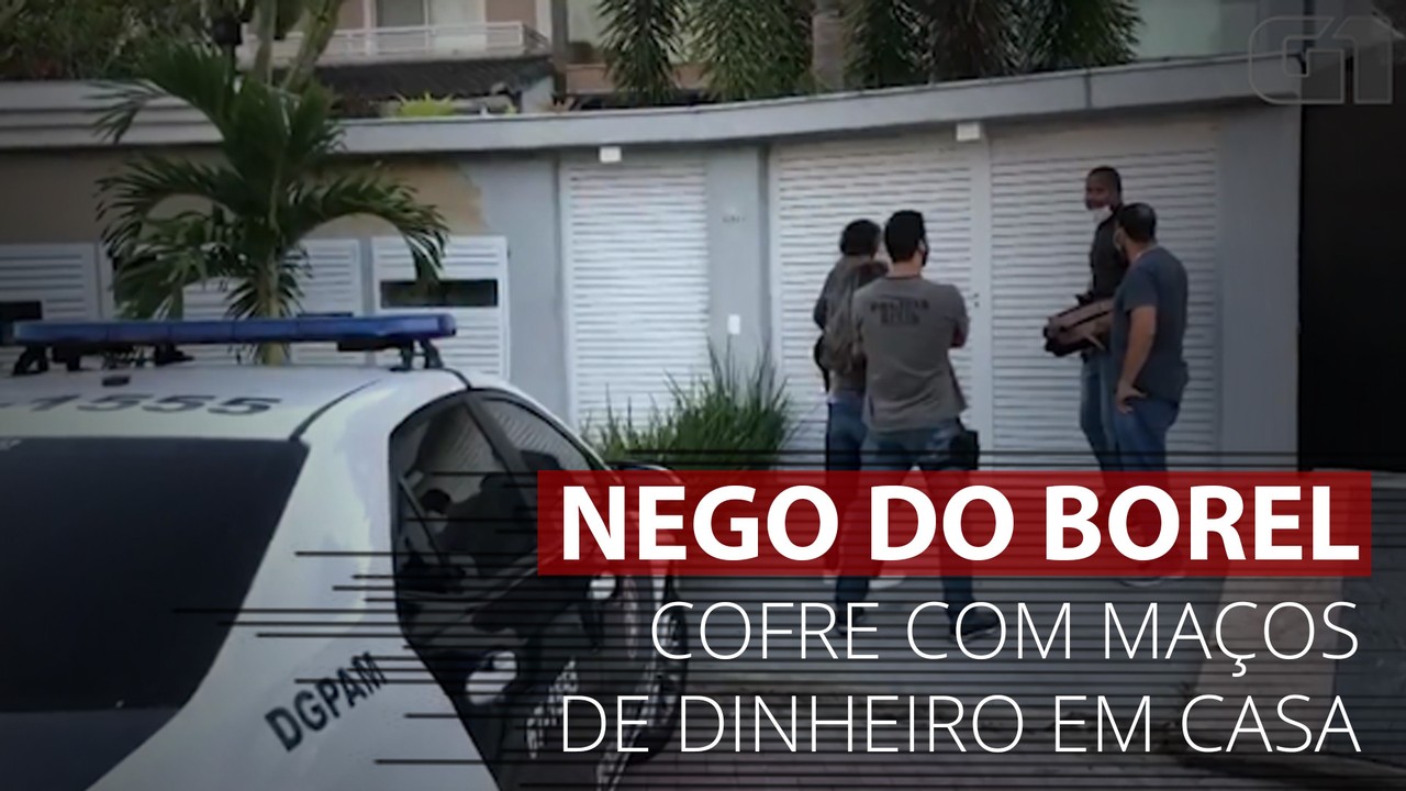 VÍDEO: Polícia encontra cofre com 'bolos' de dinheiro em apartamento de Nego do Borel