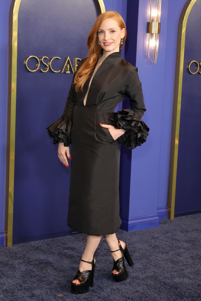 Jessica Chastain de Gucci (Foto: Getty Images)