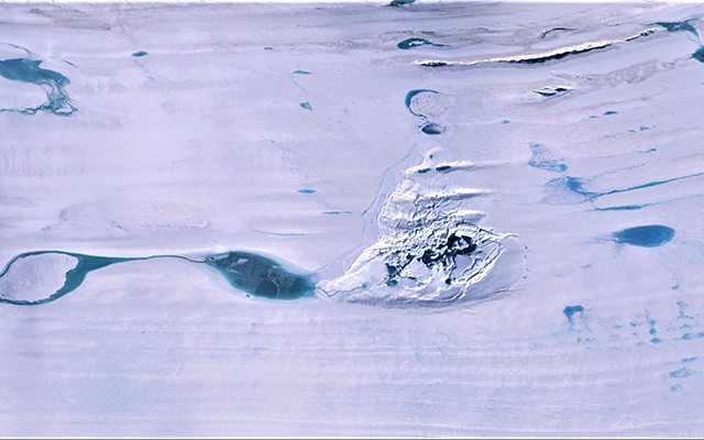 Lago na Antártida desaparece de repente, revelam imagens de satélite (Foto: Reprodução/UC San Diego News Center)