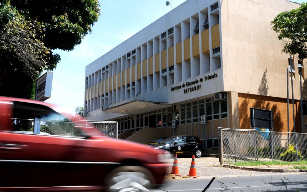 Prédio do Departamento do Departamento de Trânsito do Distrito Federal (Detran), em Brasília, em imagem de arquivo — Foto: André Borges/Agência Brasília