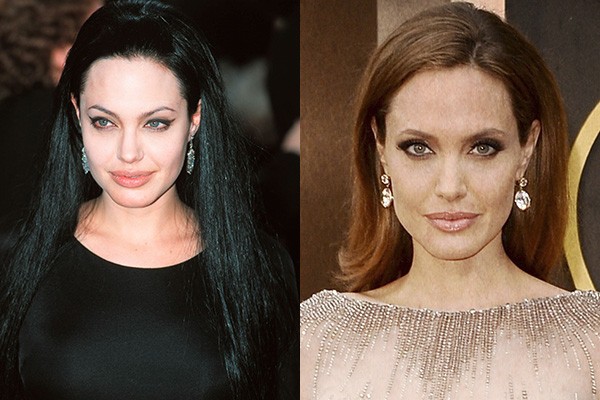 Angelina Jolie era uma bad girl, fama muito desejada durante os anos 90. Ela se reinventou desde então, após grandes papeis como Laura Croft e seu envolvimento com a filantropia, Angelina deu uma suavizada no look e se importa mais com causas humanitárias e com sua família.  (Foto: Getty Images)