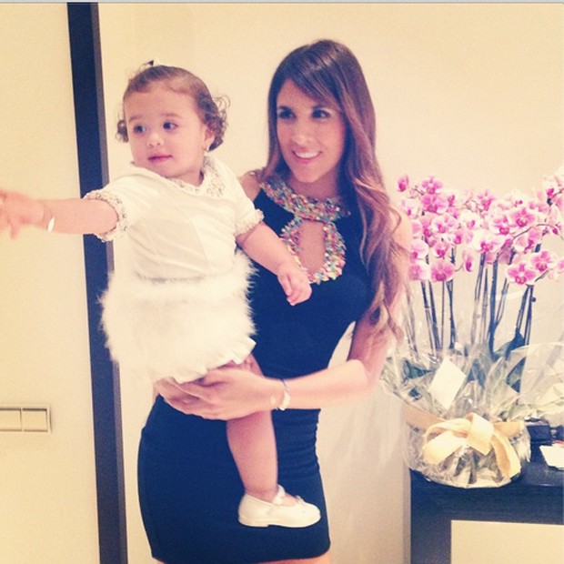 Mulher e filha de James Rodriguez (Foto: Reprodução / Instagram)