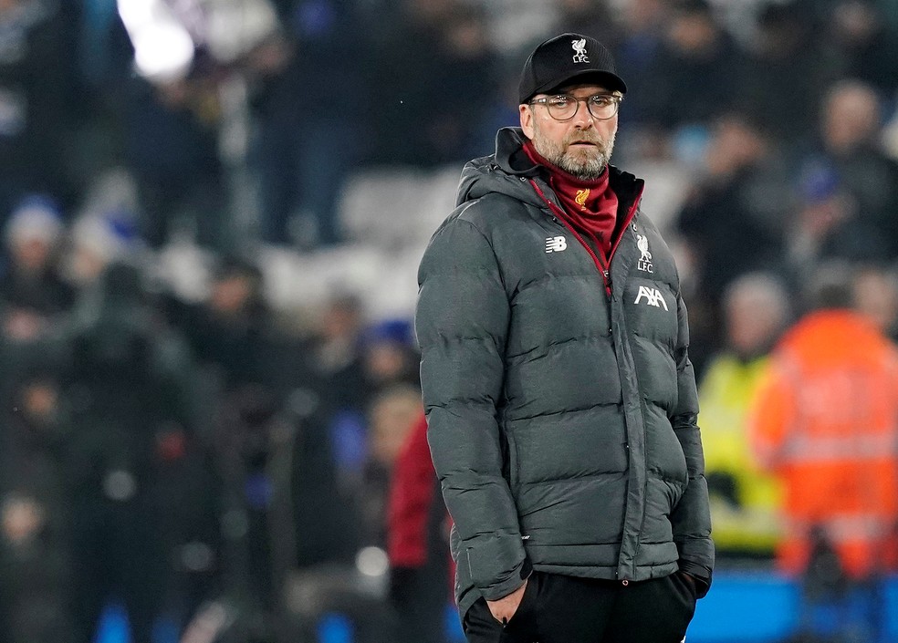 Klopp Liverpool Leicester — Foto: Reuters