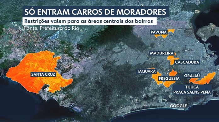 Acesso De Carros Particulares Sera Restrito A Moradores Em Alguns Bairros Do Rio Rio De Janeiro G1