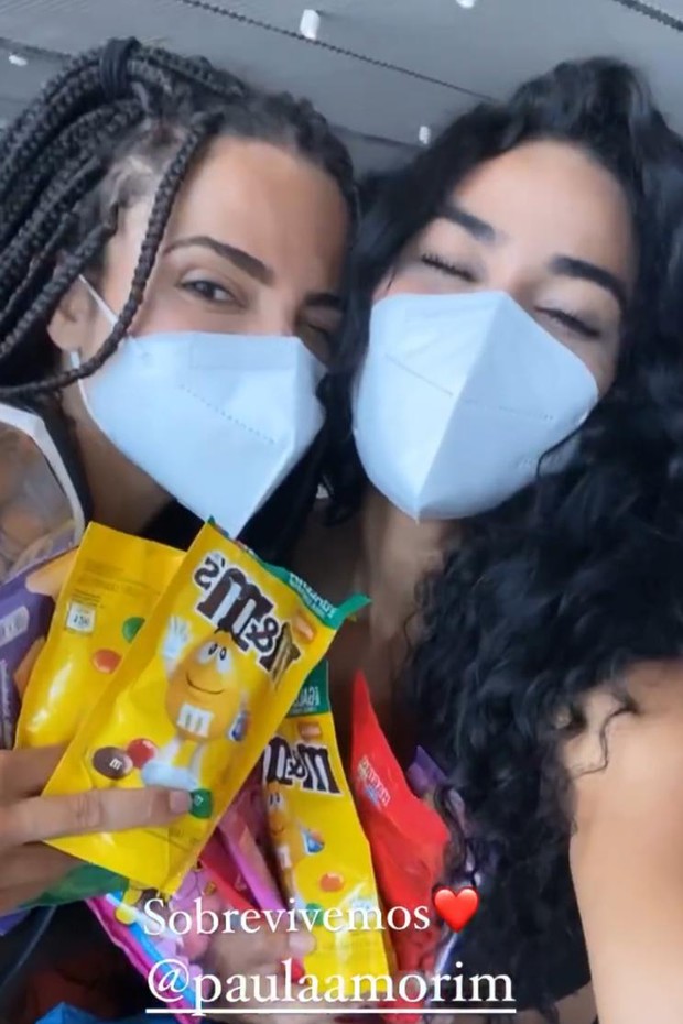 Elana e Paula Amorim, da Tribo Carcará, também voltaram ao Instagram (Foto: Reprodução/Instagram)