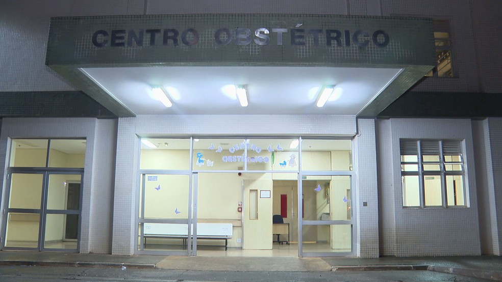 Centro Obstétrico do Hospital Regional de Santa Maria, no Distrito Federal — Foto: TV Globo/Reprodução
