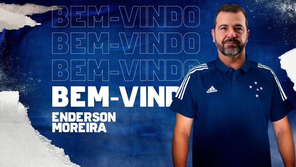 Enderson Moreira, técnico do Cruzeiro — Foto: Divulgação