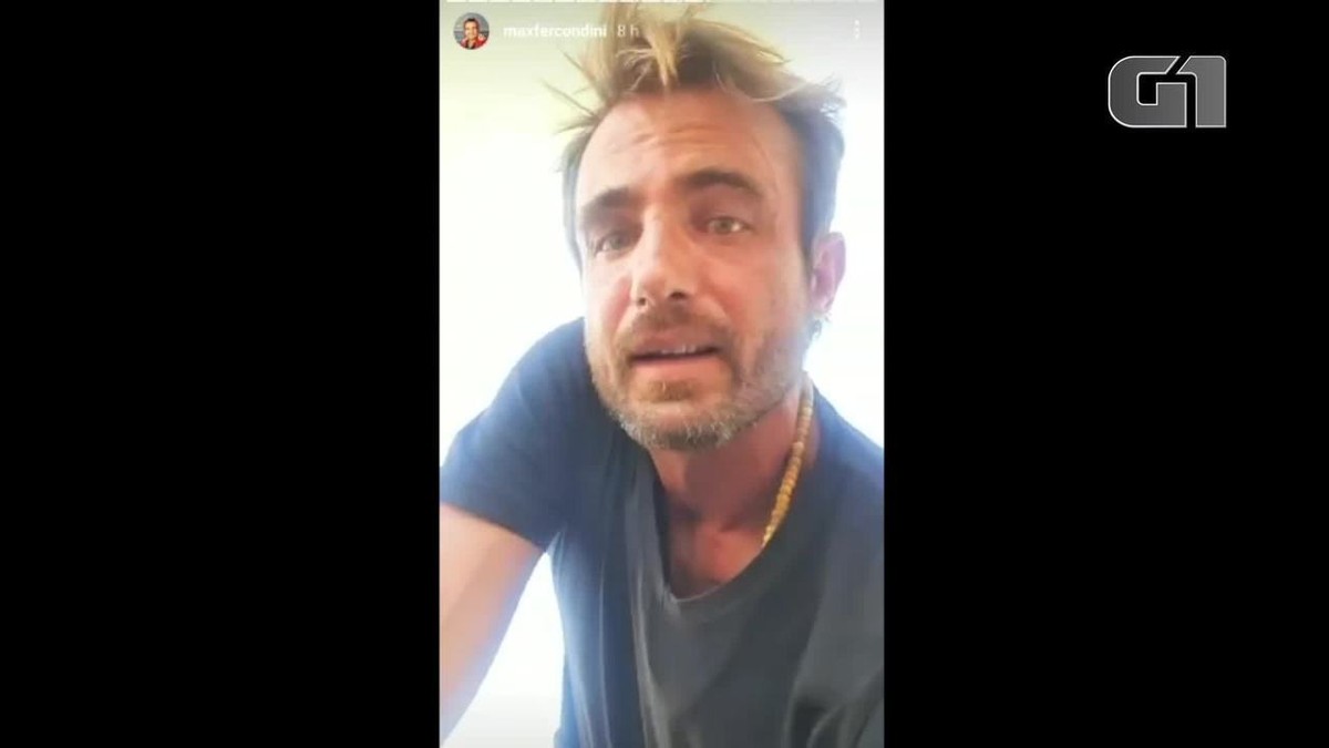 Ator Max Fercondini relata susto em decolagem em aeroporto de Campos, RJ: 'o freio parou de funcionar'