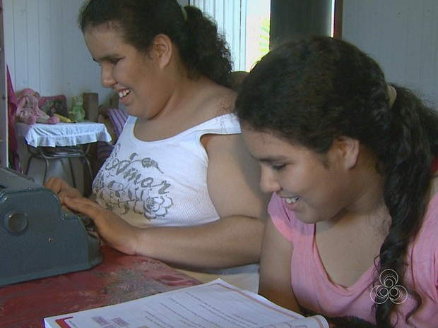 Máquina que era utilizada pelas meninas agora vai ser &quot;aposentada&quot; (Foto: Reprodução/Rede Amazônica Acre)