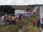 Protestos param trânsito em rodovias federais na Paraíba nesta terça-feira