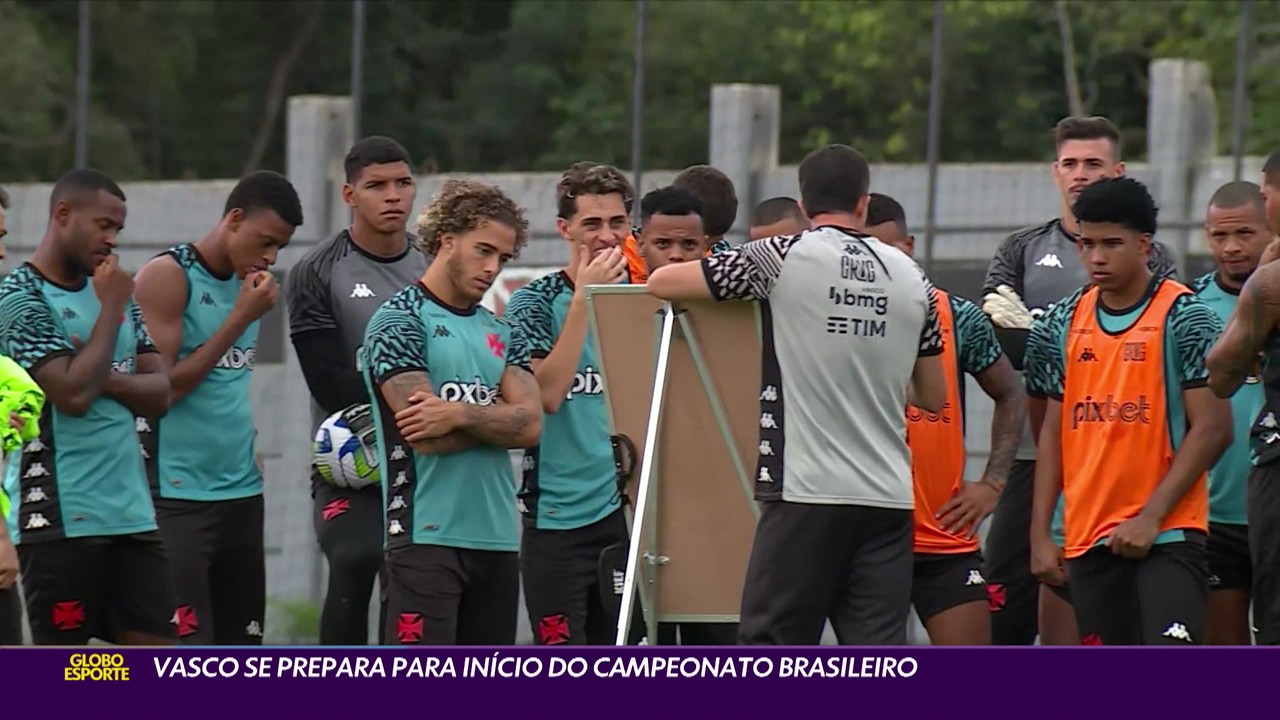 Vasco se prepara para o início do Campeonato Brasileiro