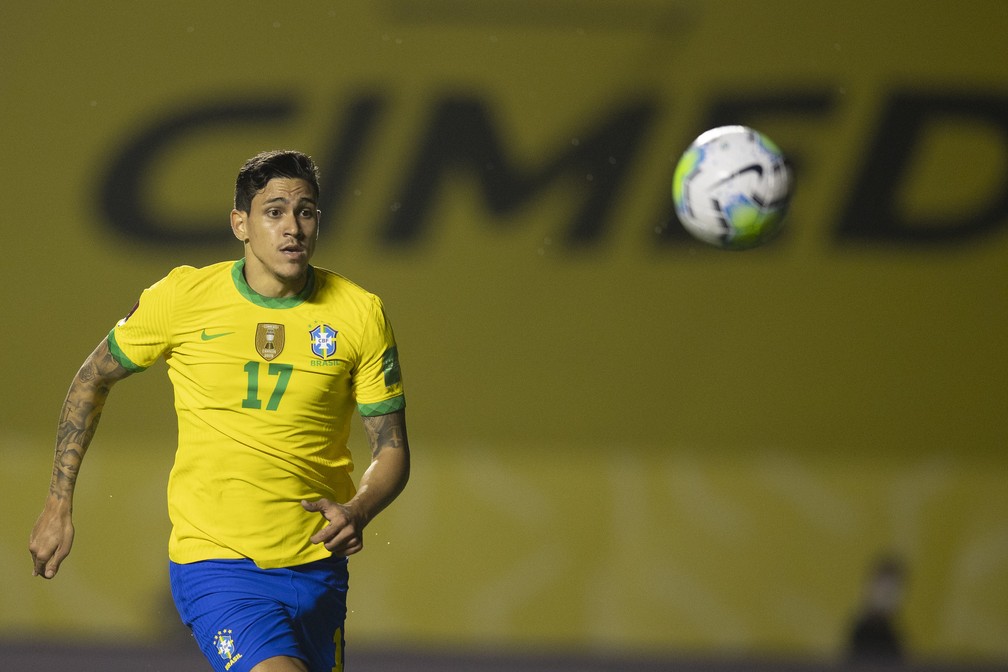 Pedro está em pré-lista de convocados por Tite para a Seleção — Foto: Lucas Figueiredo / CBF