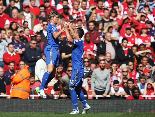Fernando Torres e John Terry gol Chelsea (Foto: Getty Images)