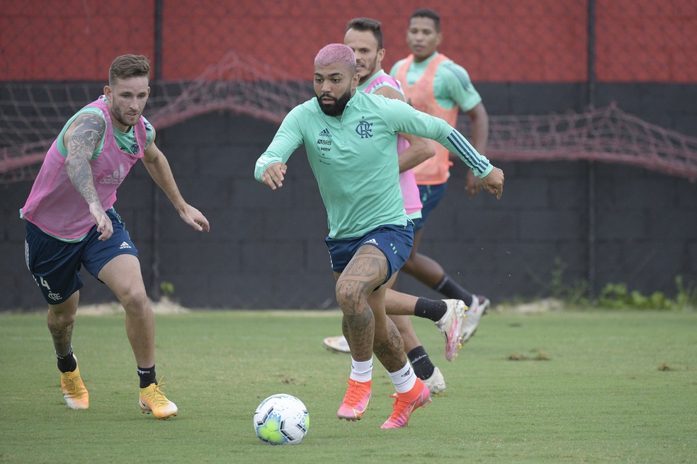 Gabigol Flamengo &mdash; Foto: Alexandre Vidal / Flamengo