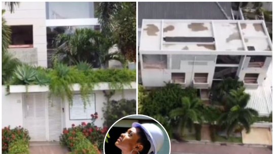 Erika Januza mostra sua nova mansão no Rio quase pronta