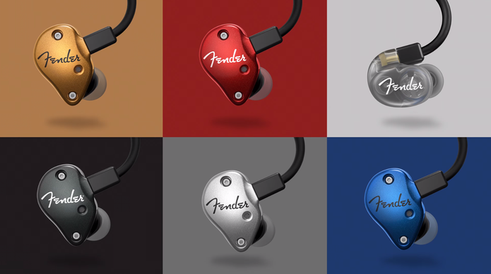 Fender anunciou cinco modelos de fones em diversas cores (Foto: Divulgação/Fender)