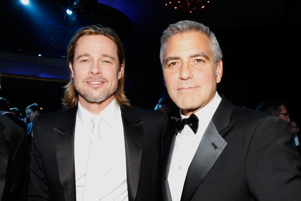 George Clooney e Brad Pitt (Foto: Getty Images)