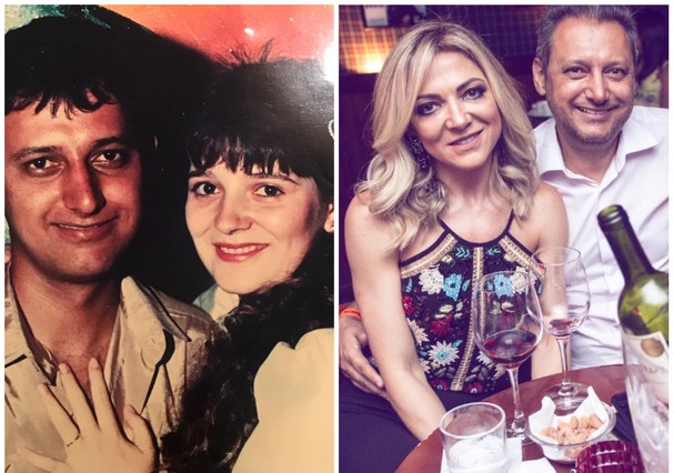 Com o marido no casamento civil e atualmente (Foto: Instagram/Reprodução) Com o marido no casamento civil e atualmente (Foto: Instagram/Reprodução)