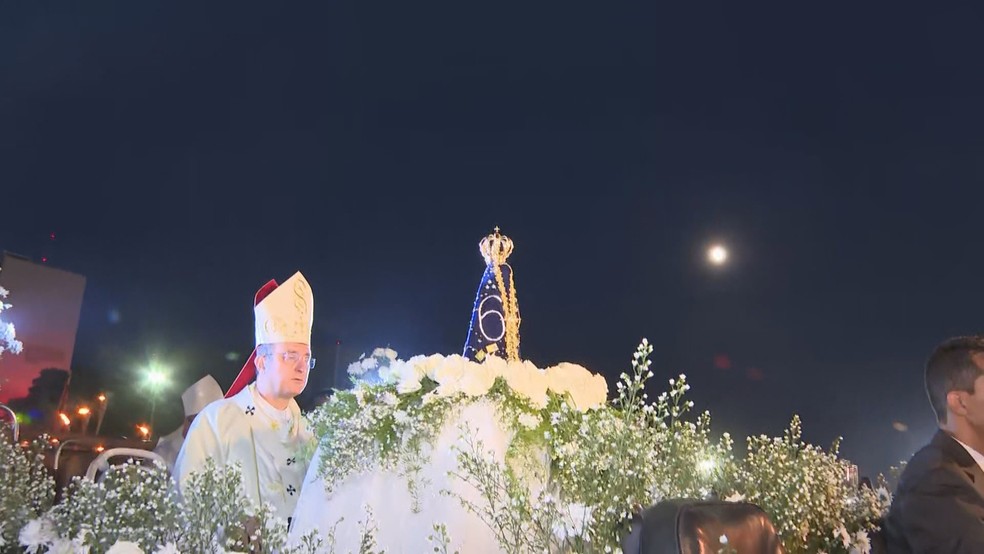Festa de Nossa Senhora Aparecida em Brasília — Foto: TV Globo/Reprodução