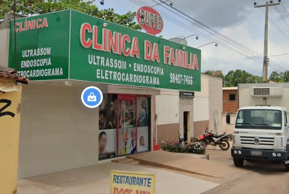 Denúncia cita que o crime aconteceu na ' Super Clínica da Família, em Rosário. — Foto: Reprodução/Google Maps