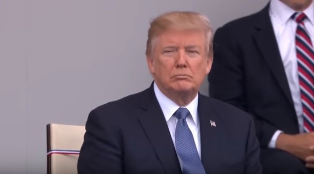 Essa é a expressão de Donald Trump quando ouve Get Lucky, do Daft Punk (Foto: reprodução )
