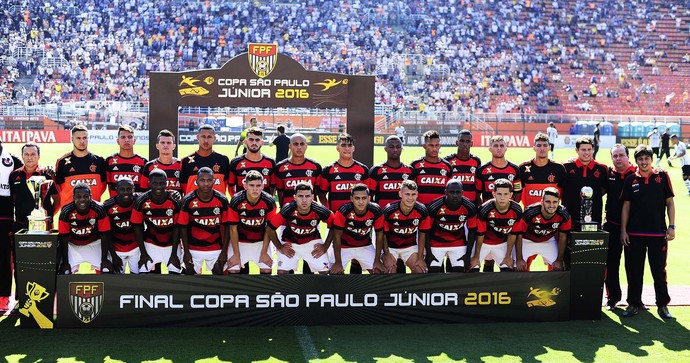 Time Flamengo - Copinha  (Foto: Marcos Ribolli)