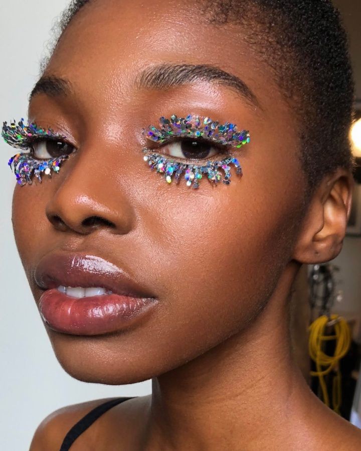 Maquiagem com aplicação para o Carnaval — Foto: Instagram/ Reprodução