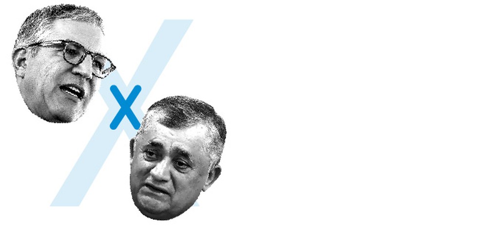 Padilha x Guimarães — Foto: Editoria de Arte