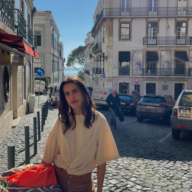 Ana Morais em Portugal (Foto: Reprodução )