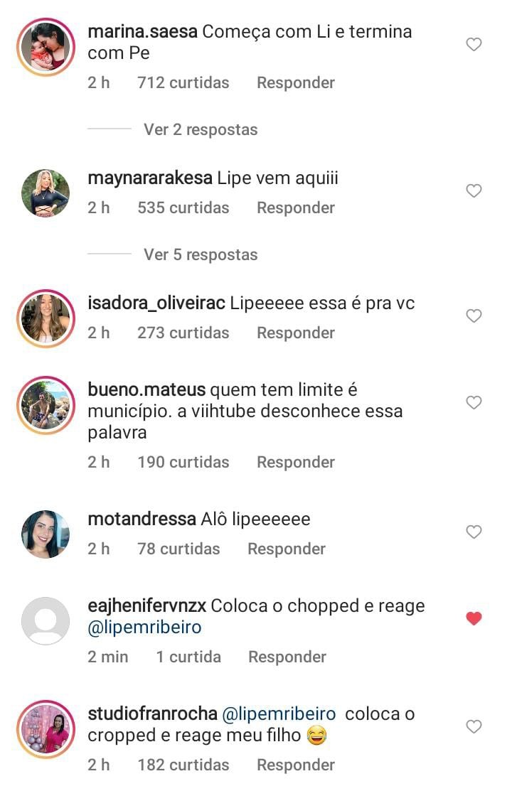 Viih Tube manda indireta e fãs apontam que é para Lipe Ribeiro (Foto: Reprodução / Instagram)