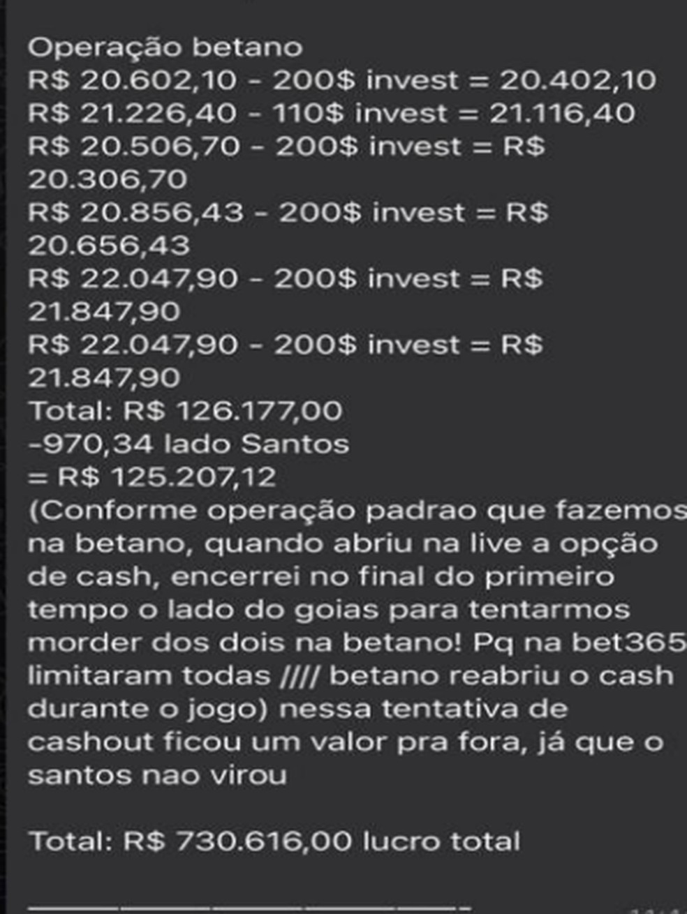 Apostadores contabilizam lucro de R$ 730 mil em uma rodada do Brasileirão — Foto: Reprodução